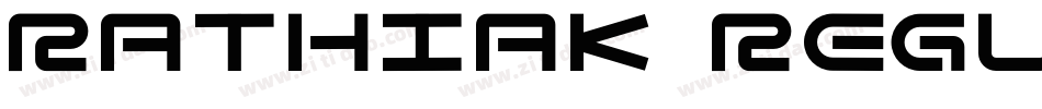 Rathiak Regular字体转换